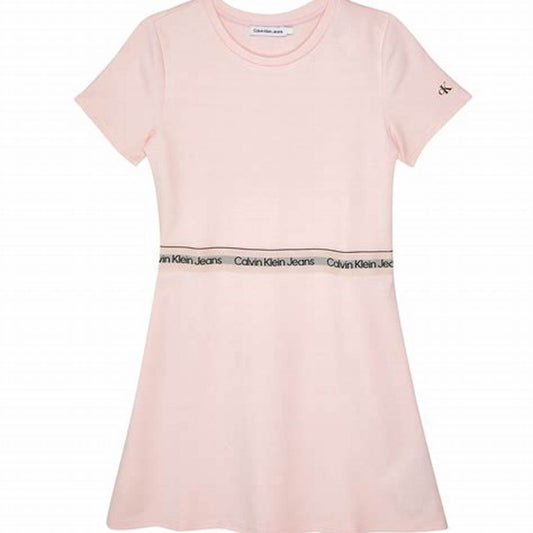Vestido de Punto con Logo para Niña Calvin Klein