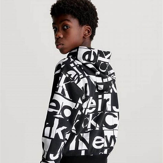 Sudadera con Capucha y Logo para Niño Calvin Klein