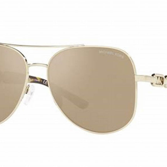 Gafas de Sol de Aviador en Dorado Michael Kors